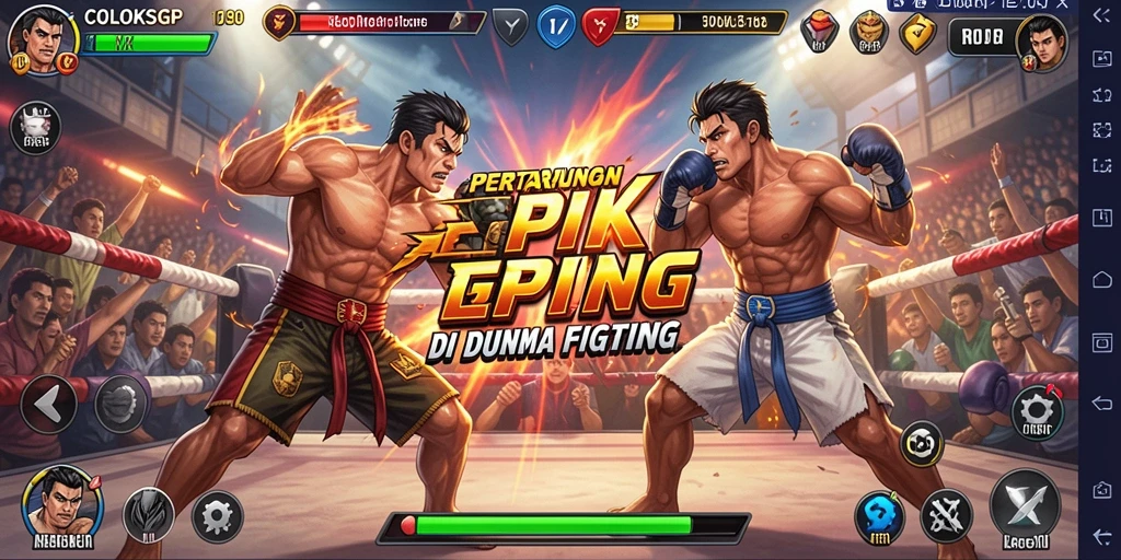 Tampilan mendebarkan dari pertarungan di COLOKSGP.