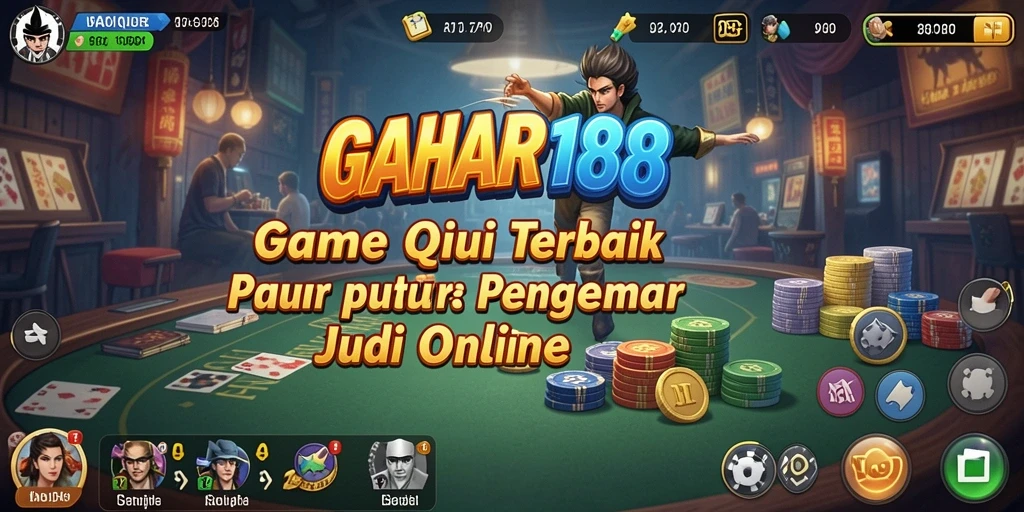 Tampilan gameplay seru QiuQiu di GAHAR188.