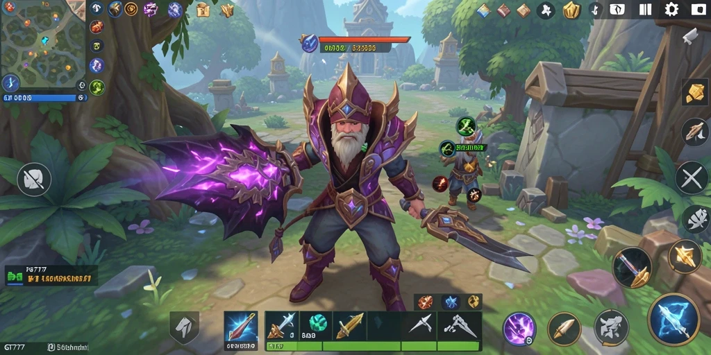 Gameplay seru dalam GT777 yang menawarkan pengalaman MMORPG yang mendalam.