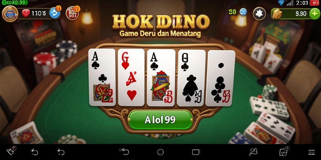 Screenshot gameplay HOKI99 yang menampilkan momen seru permainan Domino.
