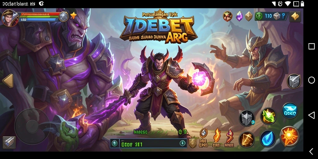 Screenshot gameplay menampilkan aksi seru dalam dunia ARPG.