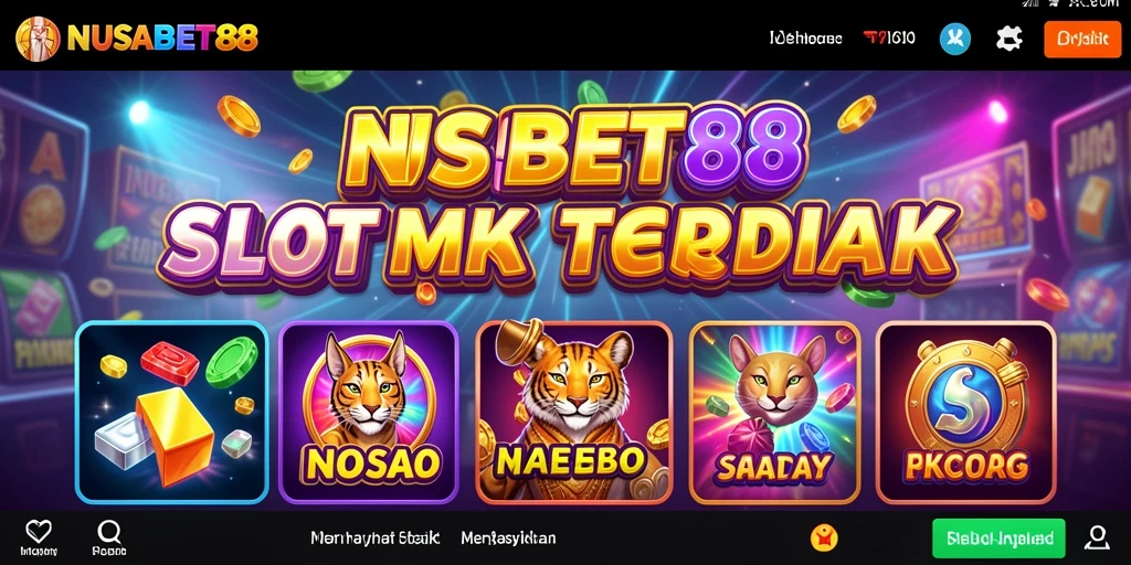 Tampilan menarik dari gameplay NUSABET88 yang penuh warna.