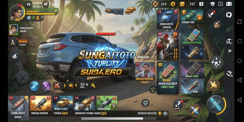 Tampilan antarmuka SUNGAITOTO yang intuitif dan informatif.
