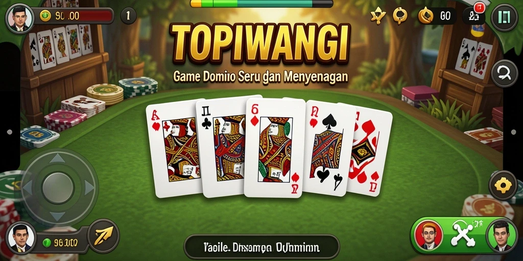 Screenshot gameplay TOPIWANGI yang seru dan atraktif.